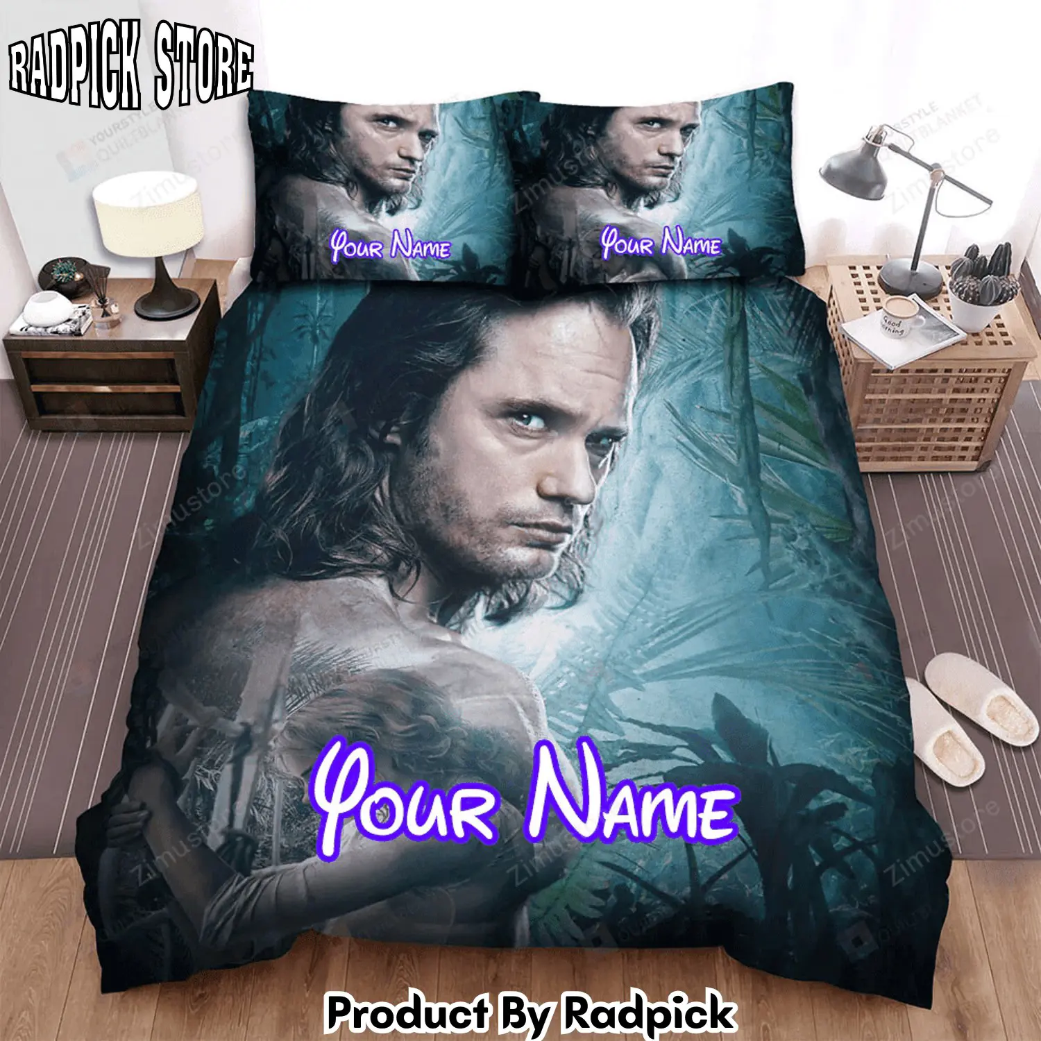 Radpick the legend of tarzan movie poster 1 bed sheets duvet cover personalized name bedding sets rp3271139